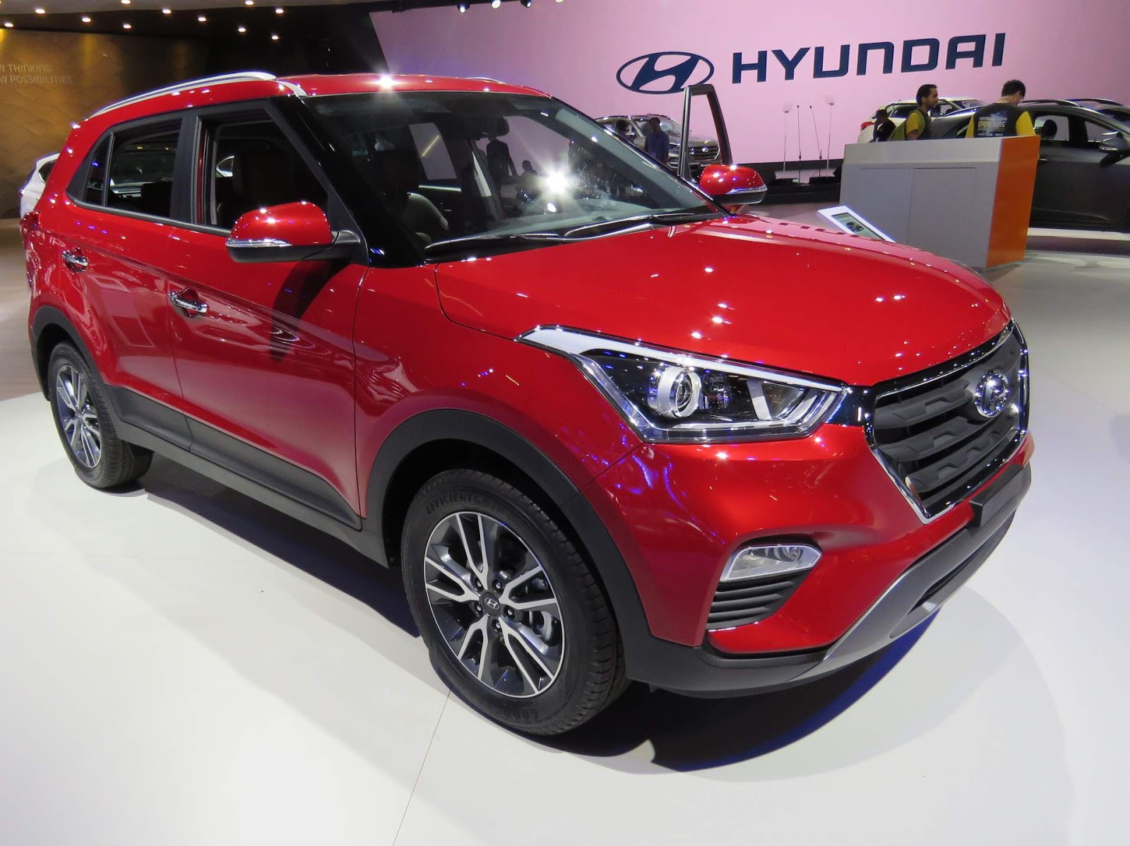 Hyundai Creta 2018 красная